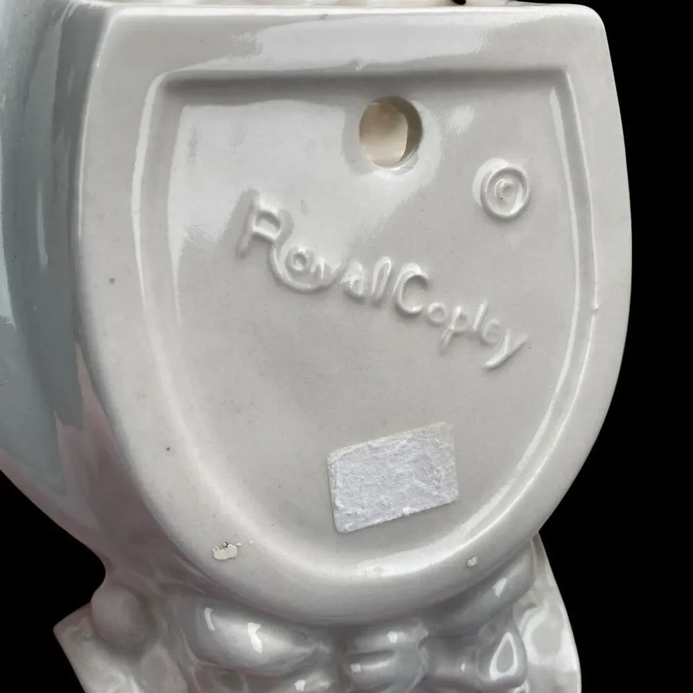 Royal Copley Wall Pocket Lady Head Planter Pug Tail Cottage Core